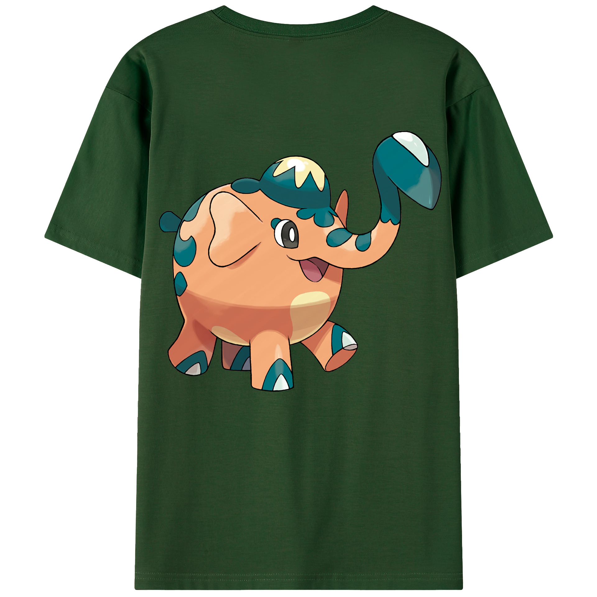 （画像用） ポケットモンスター Pokémon 綿100％半袖Tシャツ（背面プリント）